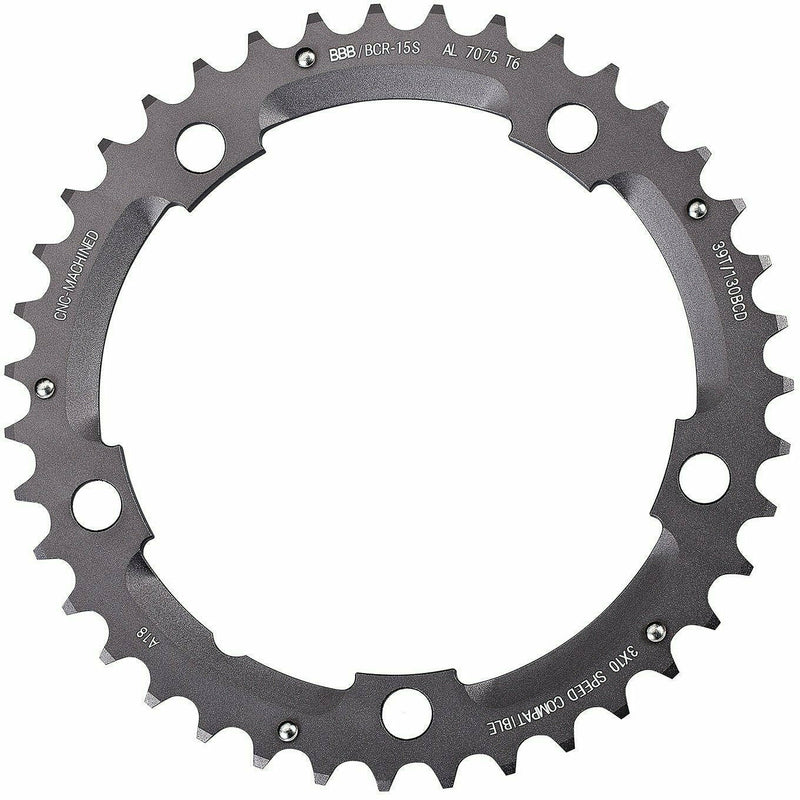 BBB BCR-15S S9 / 10 / 130 BCD Triple Gear Chainring Grey