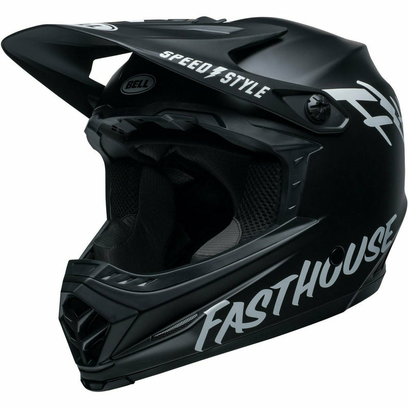Bell Full-9 Fusion MIPS MTB Full Face Helmet Fasthouse Matt Black / White