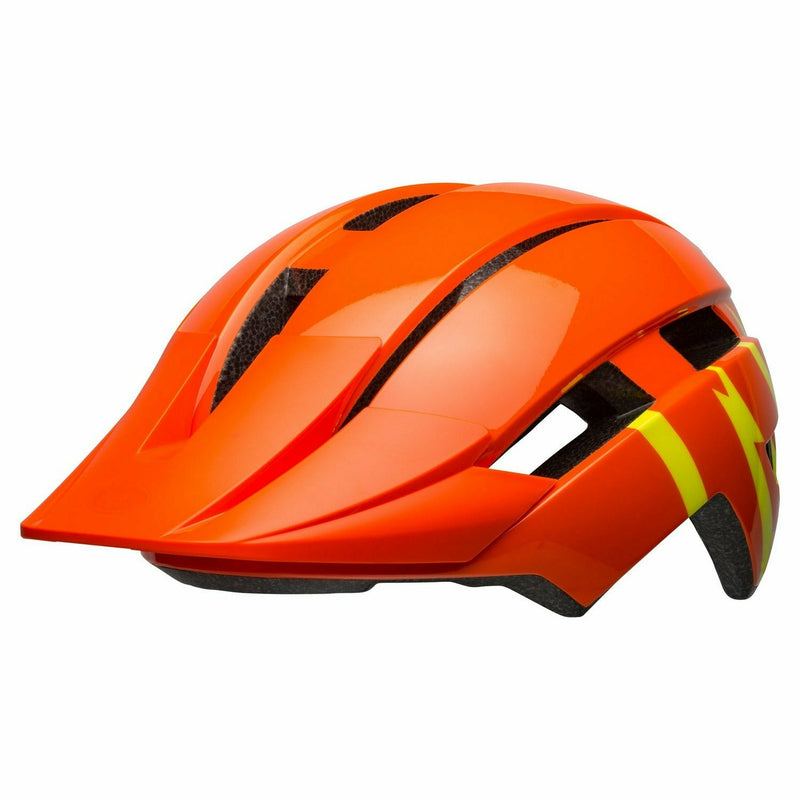 Bell Sidetrack II Youth Helmet Strike Gloss Orange / Yellow