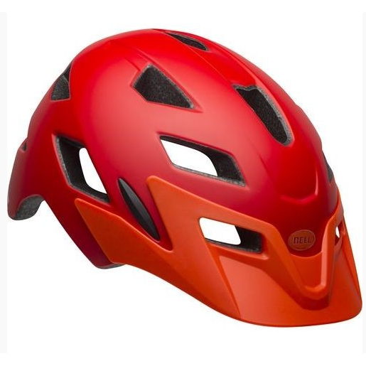 Bell Sidetrack Youth Helmet Matt Red / Orange