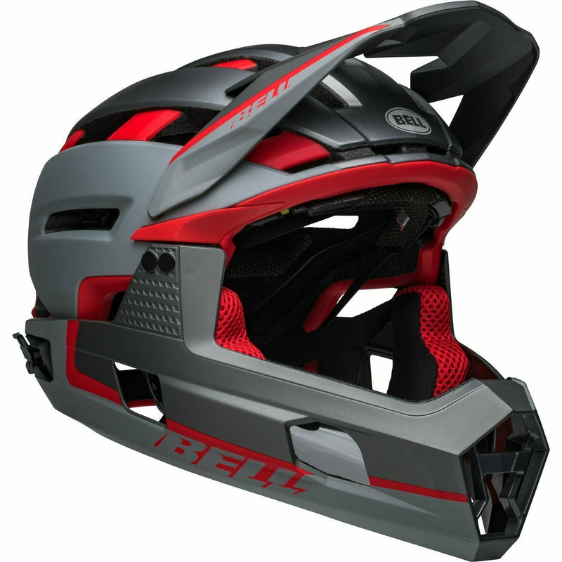 Bell Super Air R MIPS MTB Full Face Helmet Matt Grey / Red