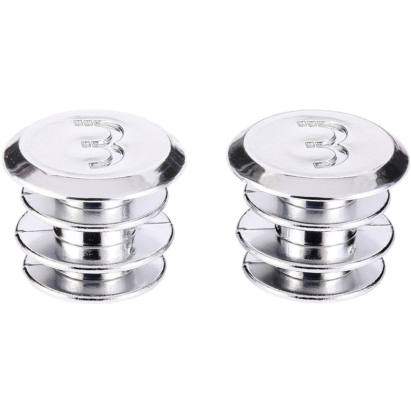 BBB BHT-90S End Caps - 2 Pieces Silver