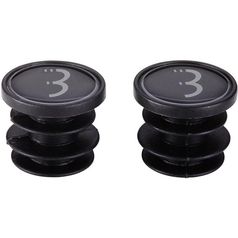BBB BHT-92S End Caps With Logo - 2 Pieces Black