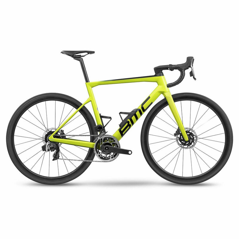 BMC 2022 Teammachine SLR01 Four Force AXS HRD Bike Acid Yellow & Carbon