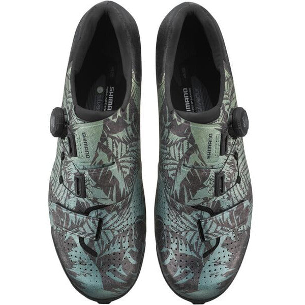 Shimano Clothing RX8 / RX801 Tropical Leaves Shoes Green
