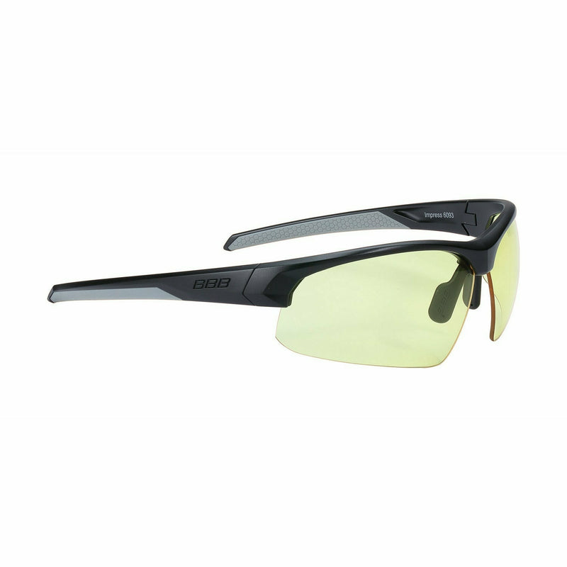 BBB BSG-60D Impress Sunglasses Display - Box Of 12 Black / Yellow Lenses
