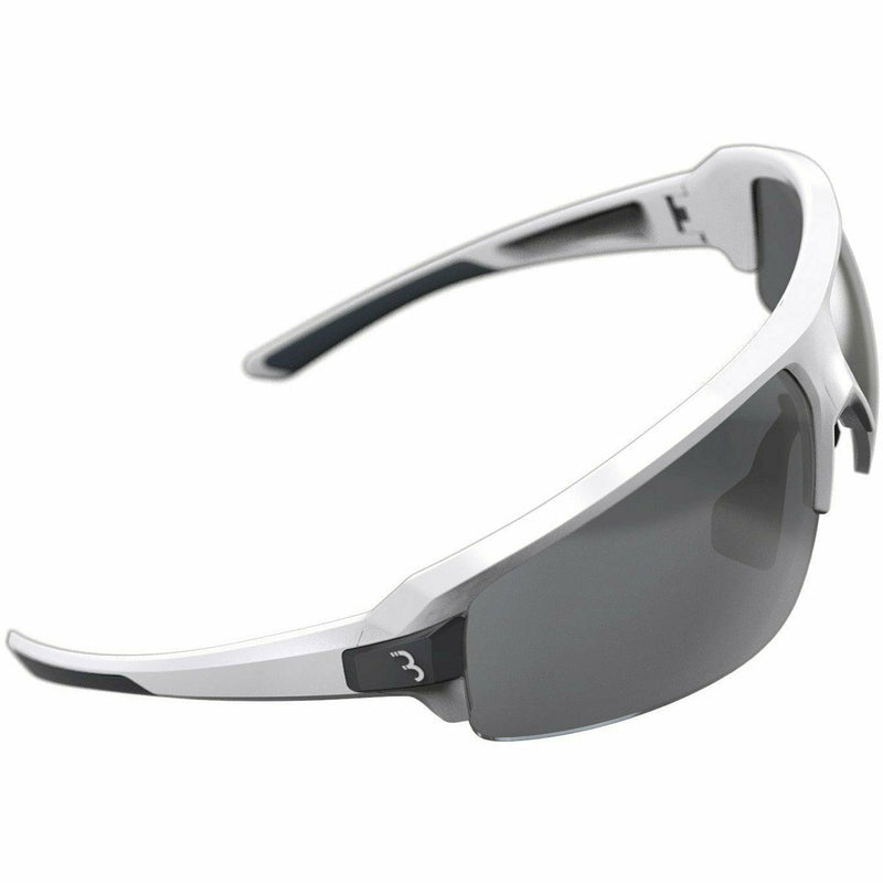 BBB BSG-62 Impulse Sport Glasses Gloss White / Smoke Lenses