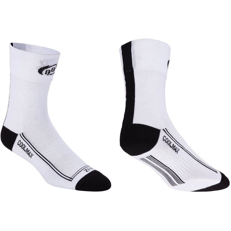 BBB BSO-03 Fold Feet Socks White / Black