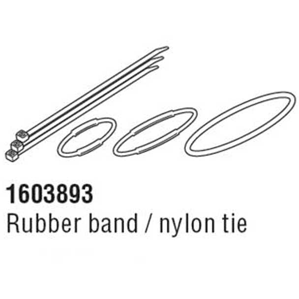 Cateye Strada Slim Computer Rubber Band And Zip Tie Fittings Kit