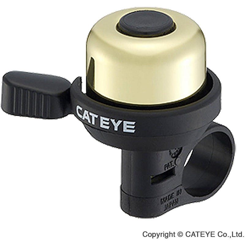 Cateye PB-1000 Wind Brass Bell Gold
