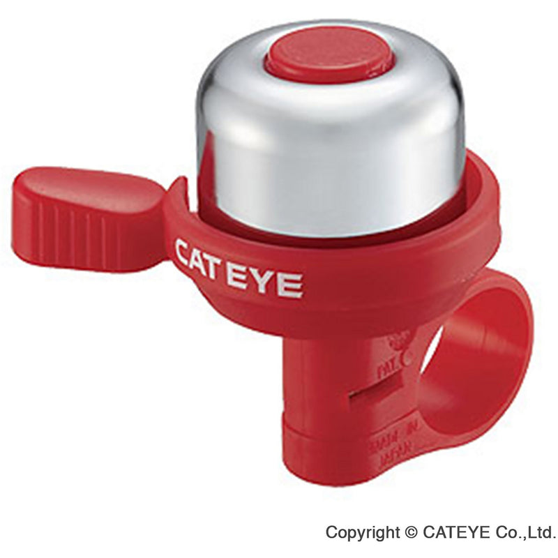 Cateye PB-1000 Wind Brass Bell Red