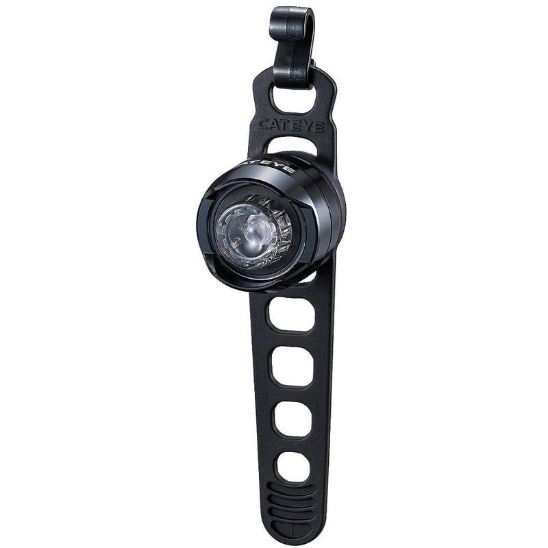 Cateye Orb Rechargeable Front Light Polished Black