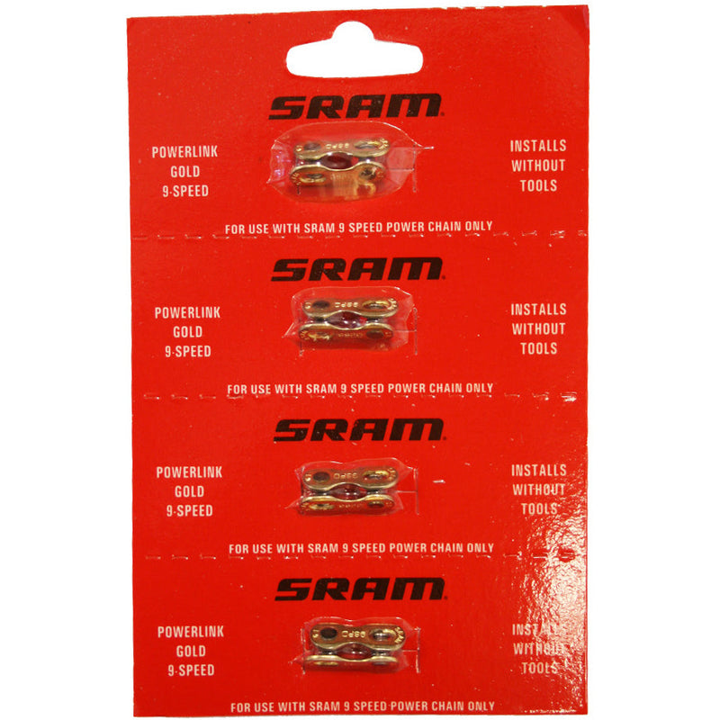 SRAM Powerlink Gold 9 Speed - 4 Pieces