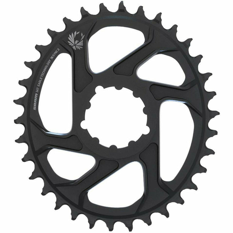 SRAM Chain Ring X-Sync 2 Ovel Direct Mount 3 MM Offset Boost ALU Eagle Black