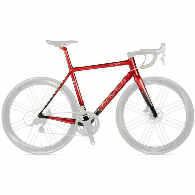 Colnago C64 Disc Integrated Road Frame Set Art Decor Satin Red Pearl Fade