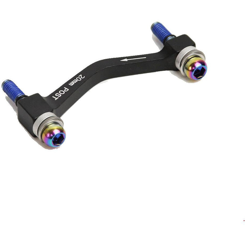 SRAM Post Bracket Front 180 / Rear 160 With Bracket & Stainless Rainbow Bolts Standard Mount