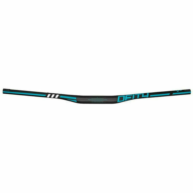 Deity Skywire Carbon Handlebar 35 MM Bore 15 MM Rise Turquoise
