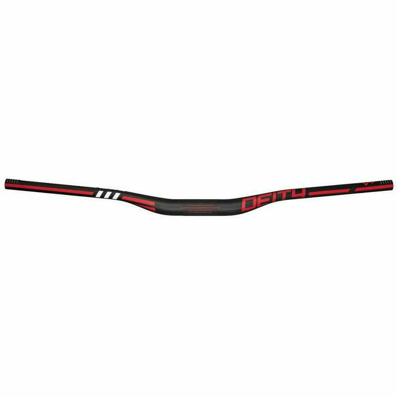 Deity Skywire Carbon Handlebar 35 MM Bore 25 MM Rise Red