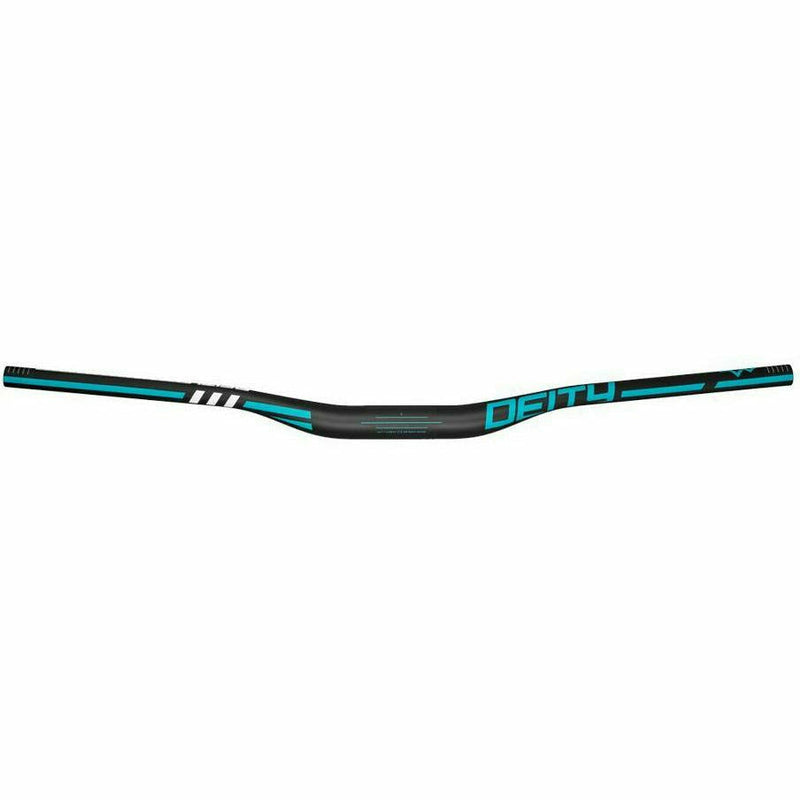 Deity Skywire Carbon Handlebar 35 MM Bore 25 MM Rise Turquoise