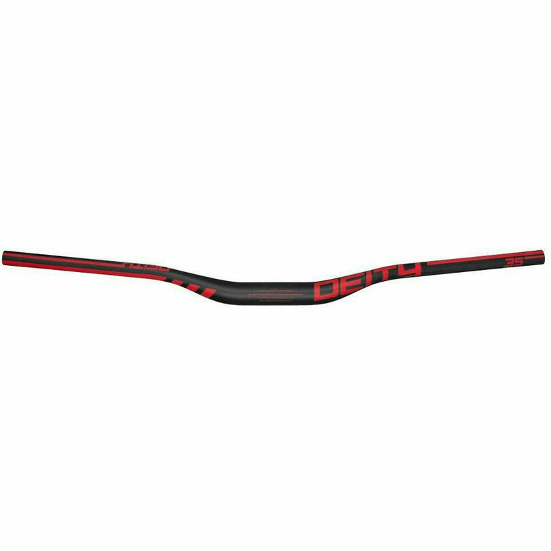 Deity Speedway Carbon Handlebar 35 MM Bore 30 MM Rise Red