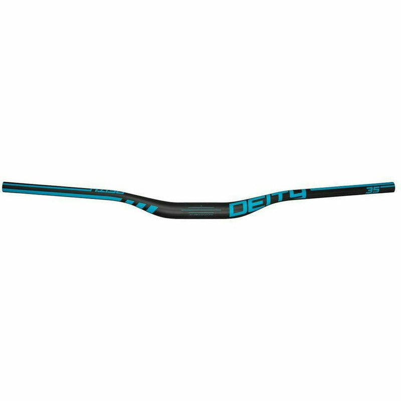 Deity Speedway Carbon Handlebar 35 MM Bore 30 MM Rise Turquoise