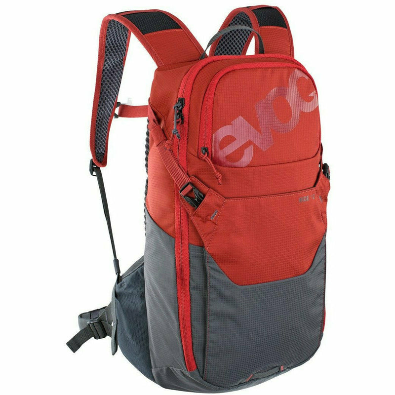 Evoc Ride Performance Backpack Plus 2L Bladder Chili Red / Carbon Grey