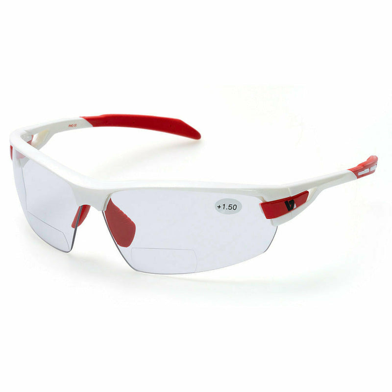 BZ Optics PHO Bi-Focal Photochromic Glasses White / Red
