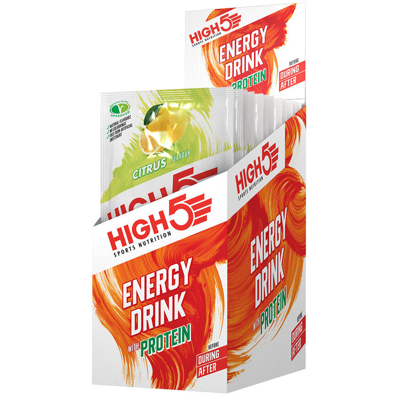 High5 Energy Drink Protein Sachet - Pack Of 12 Citrus