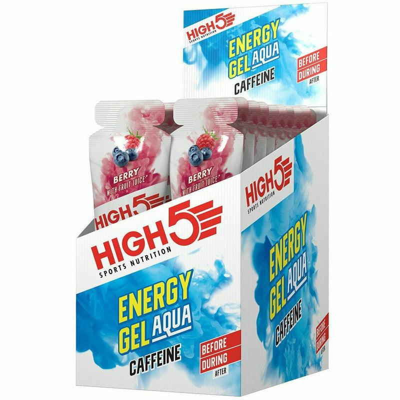 High5 Energy Gel Aqua Caffeine Berry - Pack Of 20