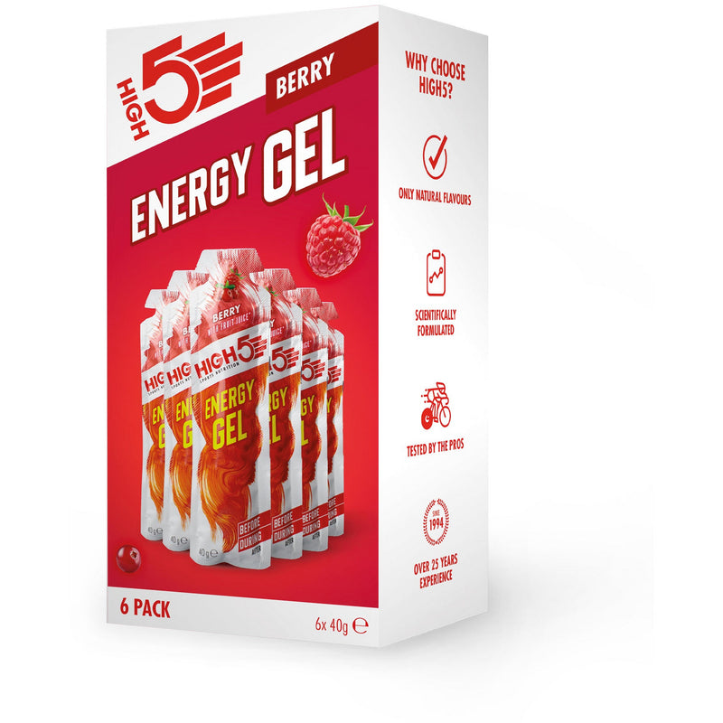 High5 Energy Gel - Pack Of 6 Berry