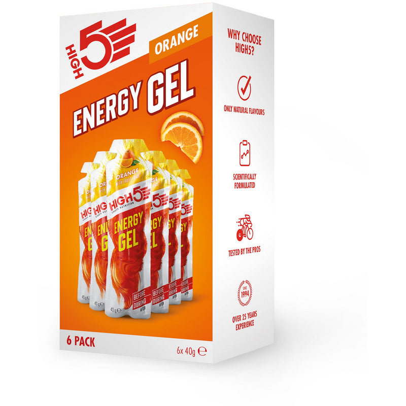 High5 Energy Gel - Pack Of 6 Orange