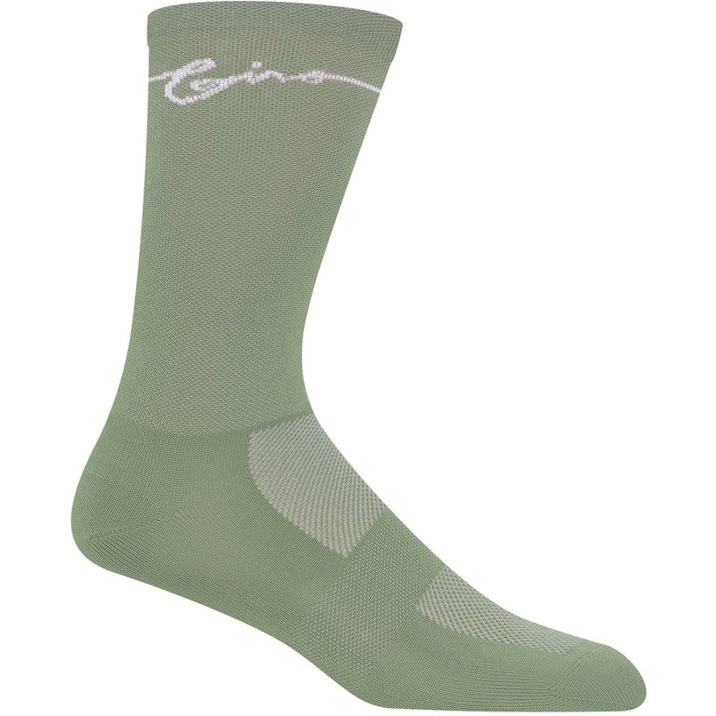 Giro Comp High Rise Cycling Socks Grey / Green