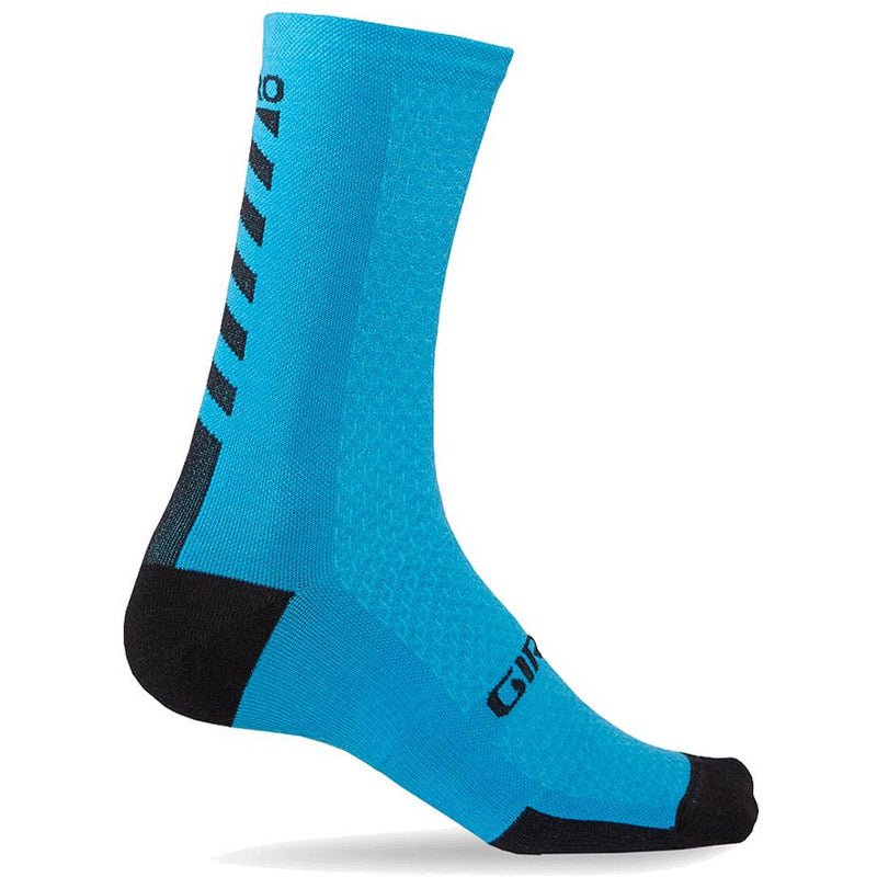 Giro HRC+ Merino Wool Cycling Socks 2019 Blue Jewel / Black