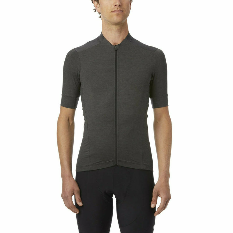 Giro New Road Short Sleeves Jersey Charcoal Heather
