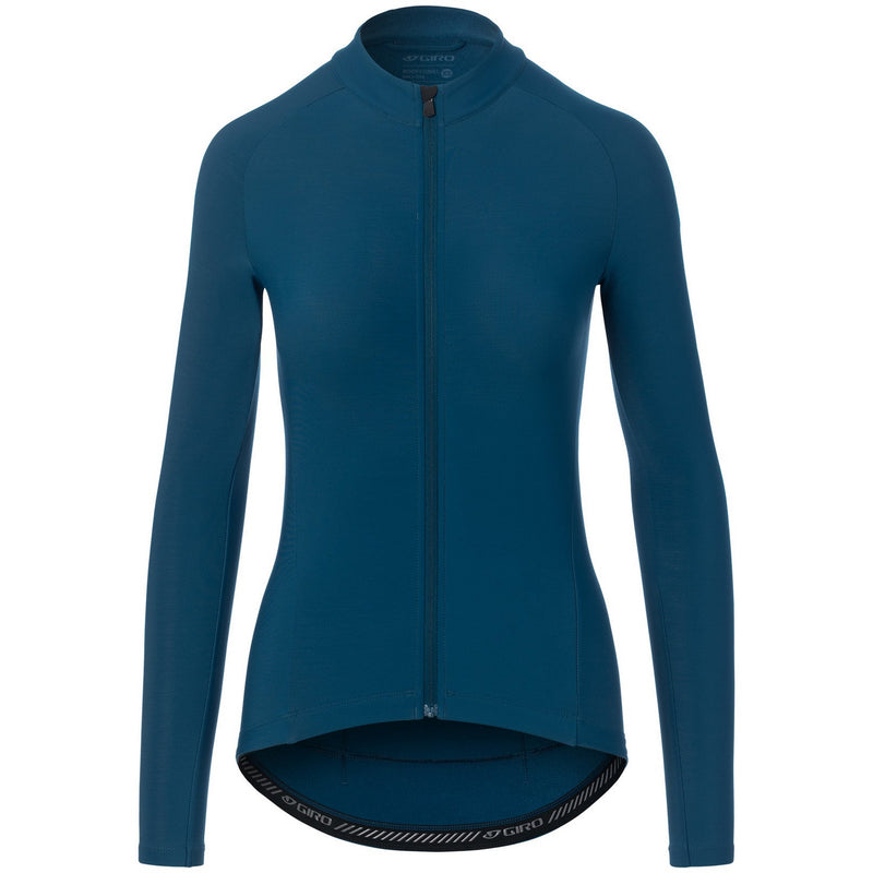 Giro Ladies Chrono Long Sleeves Thermal Jersey Harbour Blue