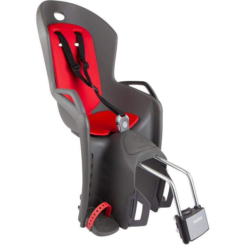Hamax Amiga Child Bike Seat Dark Grey / Red