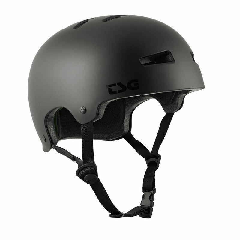 TSG Evolution Solid Colours Helmets Satin Dark Black