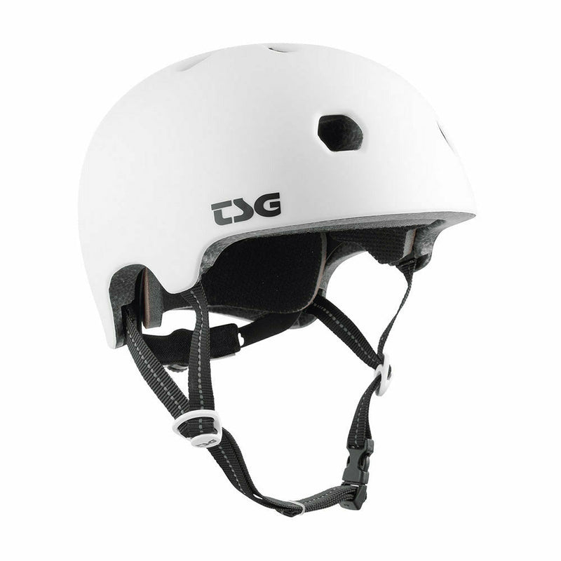 TSG Meta Solid Colour Helmets Satin White