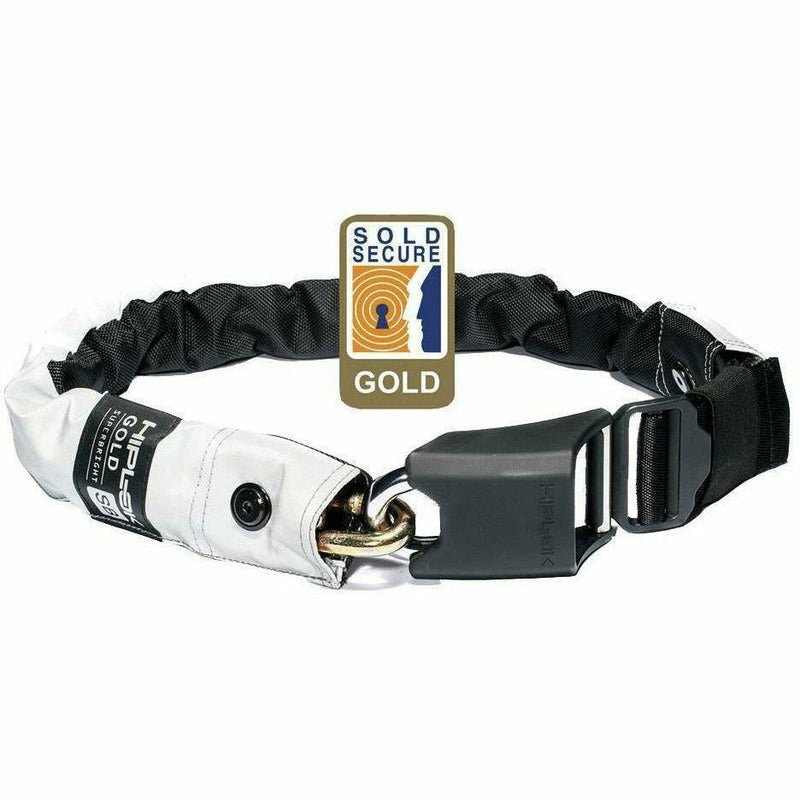 Hiplok Gold Wearable Chain Lock Waist 24-44 Inches Hi-Viz