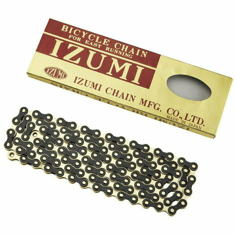 Izumi Standard Chain 1/2 X 116 Links Gold / Black