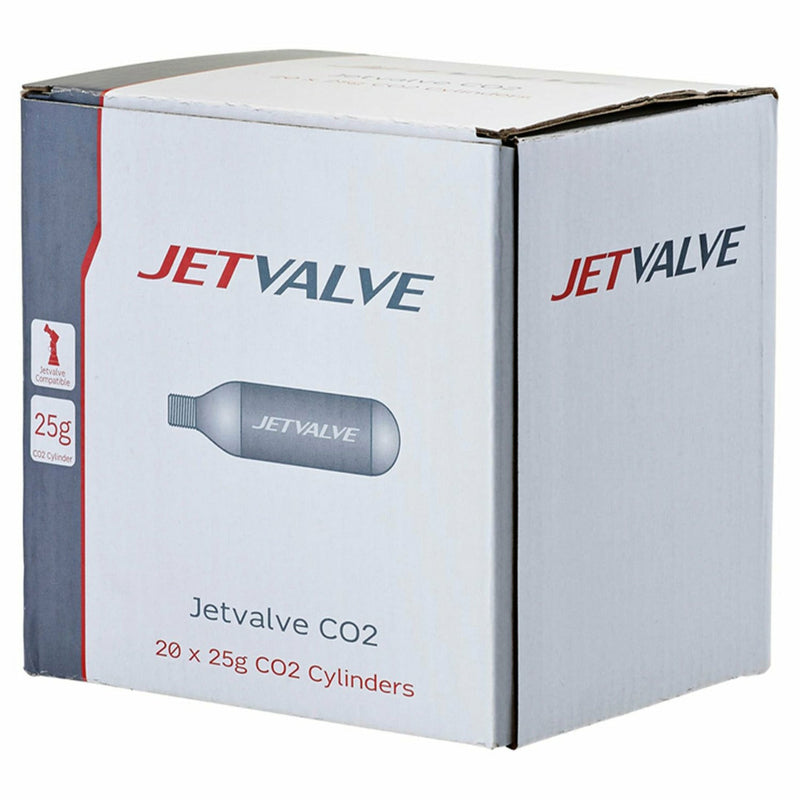 Wedtite Jetvalve CO2 Cylinders X20 Black