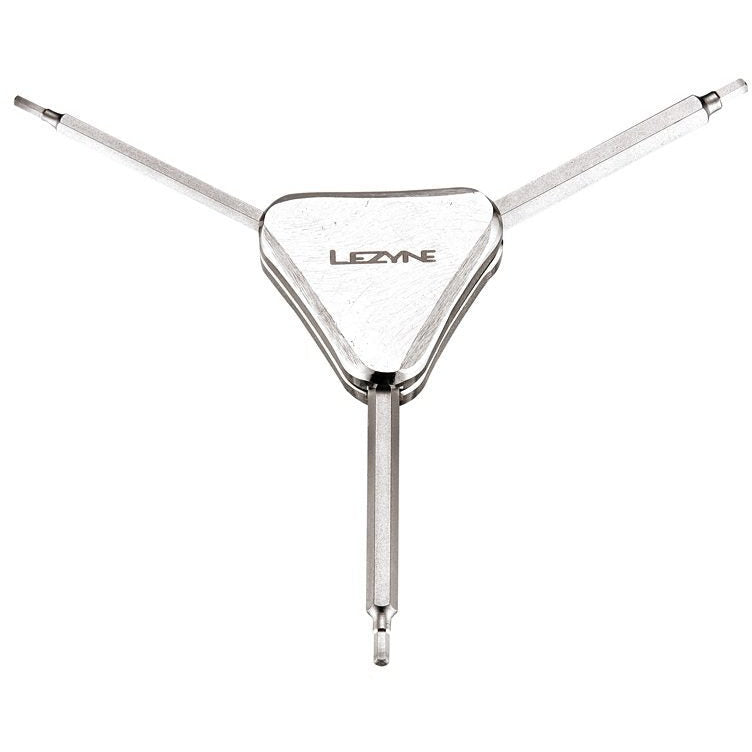 Lezyne 3 Way Hex Wrench Silver