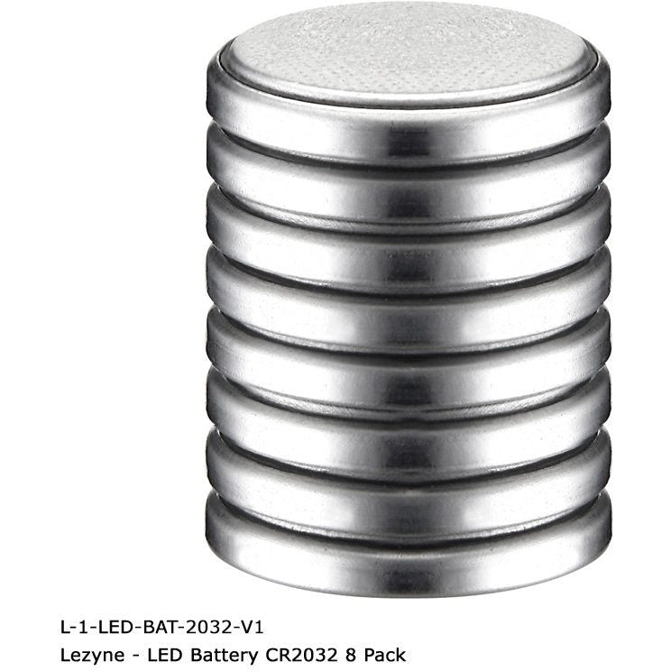 Lezyne LED Lithium Battery Femto Silver - Pack Of 8
