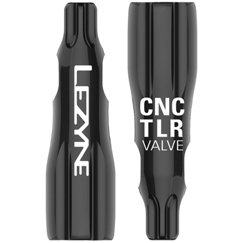 Lezyne CNC TLR Valve Caps Only Black - Pair