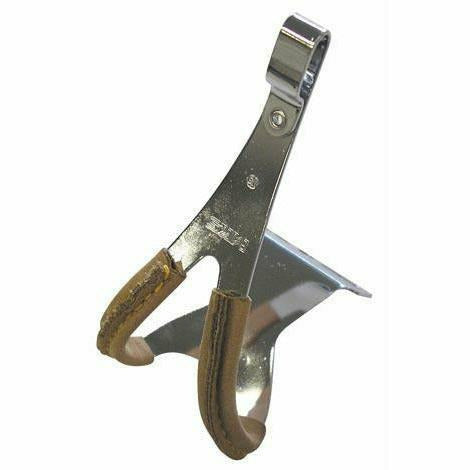 MKS Steel Toe Clip With Leather Cover - M