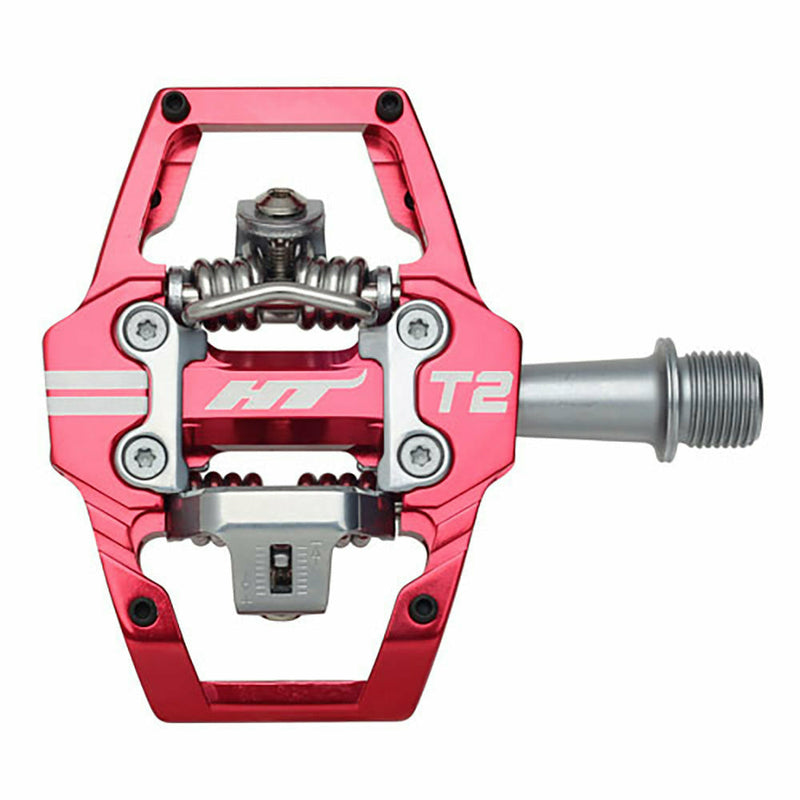 HT Components T2 Pedals Red