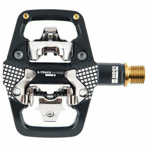 Look X-Track EN-Rage Plus Ti MTB Pedals With Cleats Black / Gold