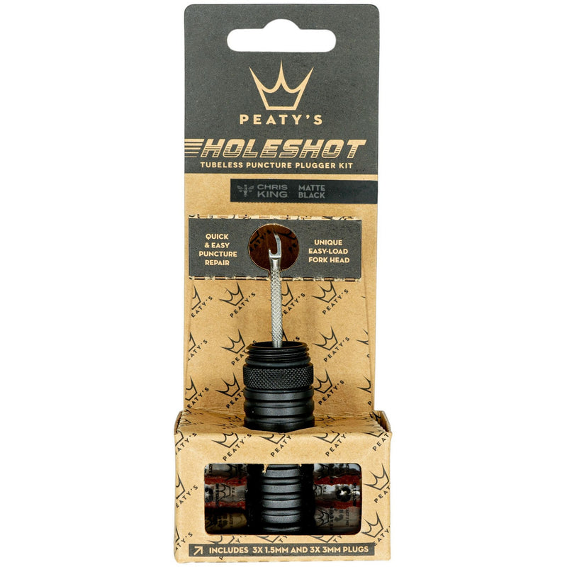 Peaty's Holeshot Tubeless Puncture Plugger Kit Black - Box Of 12