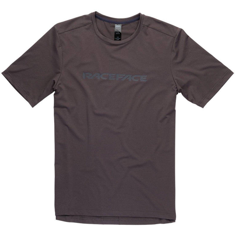 Race Face Commit Short Sleeve Tech Top Charcoal