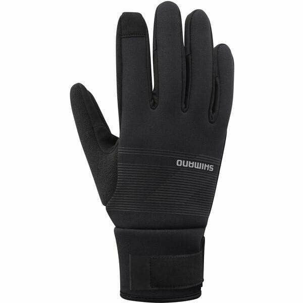 Shimano Clothing Unisex Windbreak Thermal Gloves Black